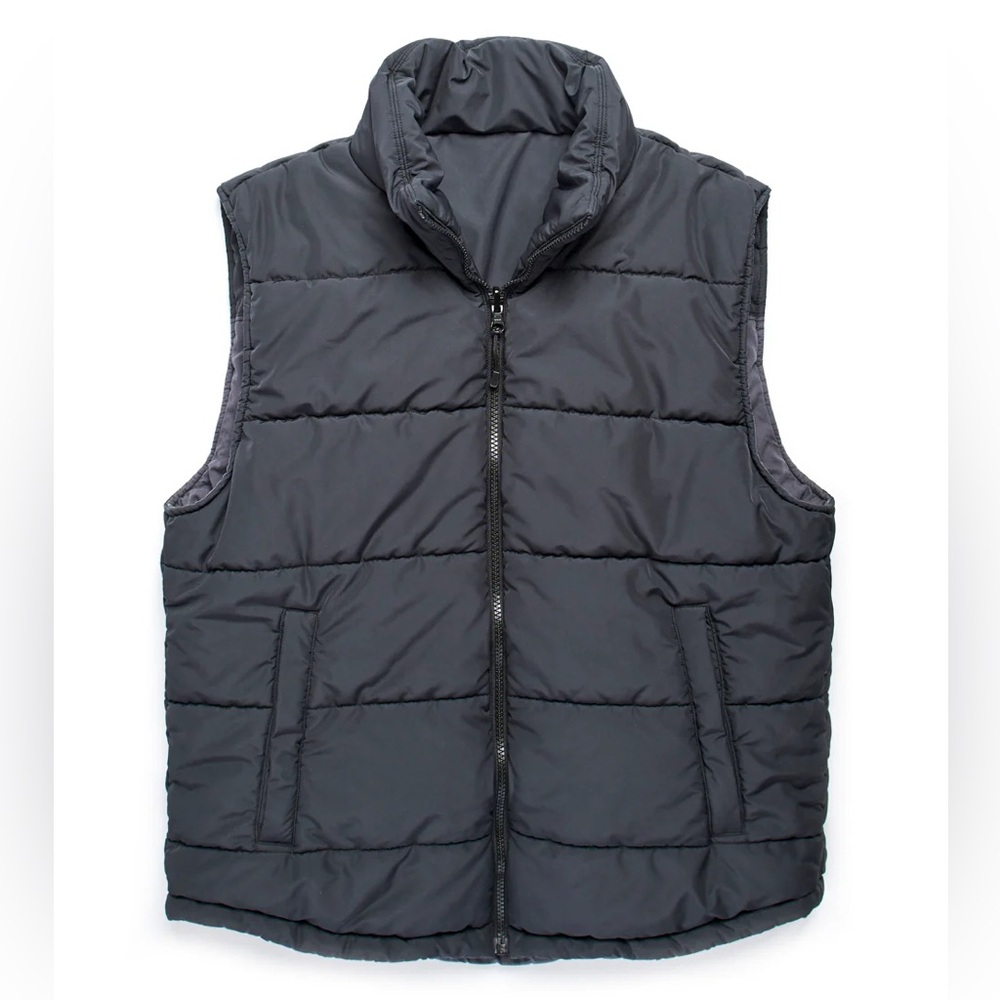 Outerknown Viento Reversible Vest - Pitch Black / XL